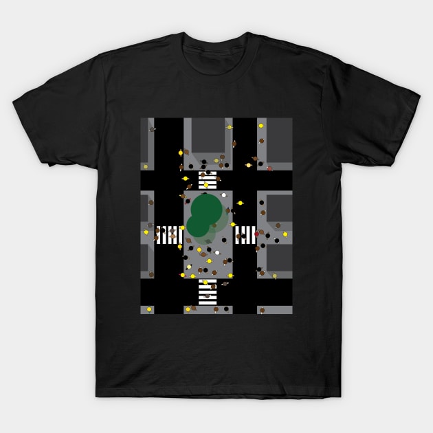 City from the sky T-Shirt by Nosa rez